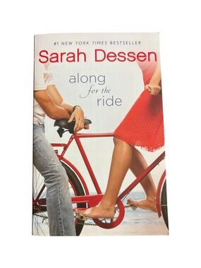3/$20 Along for the Ride by Sarah Dessen - Red & White Paperback Novel Book